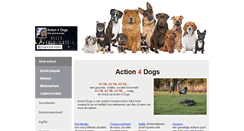 Desktop Screenshot of action4dogs.be