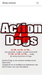 Mobile Screenshot of action4dogs.be